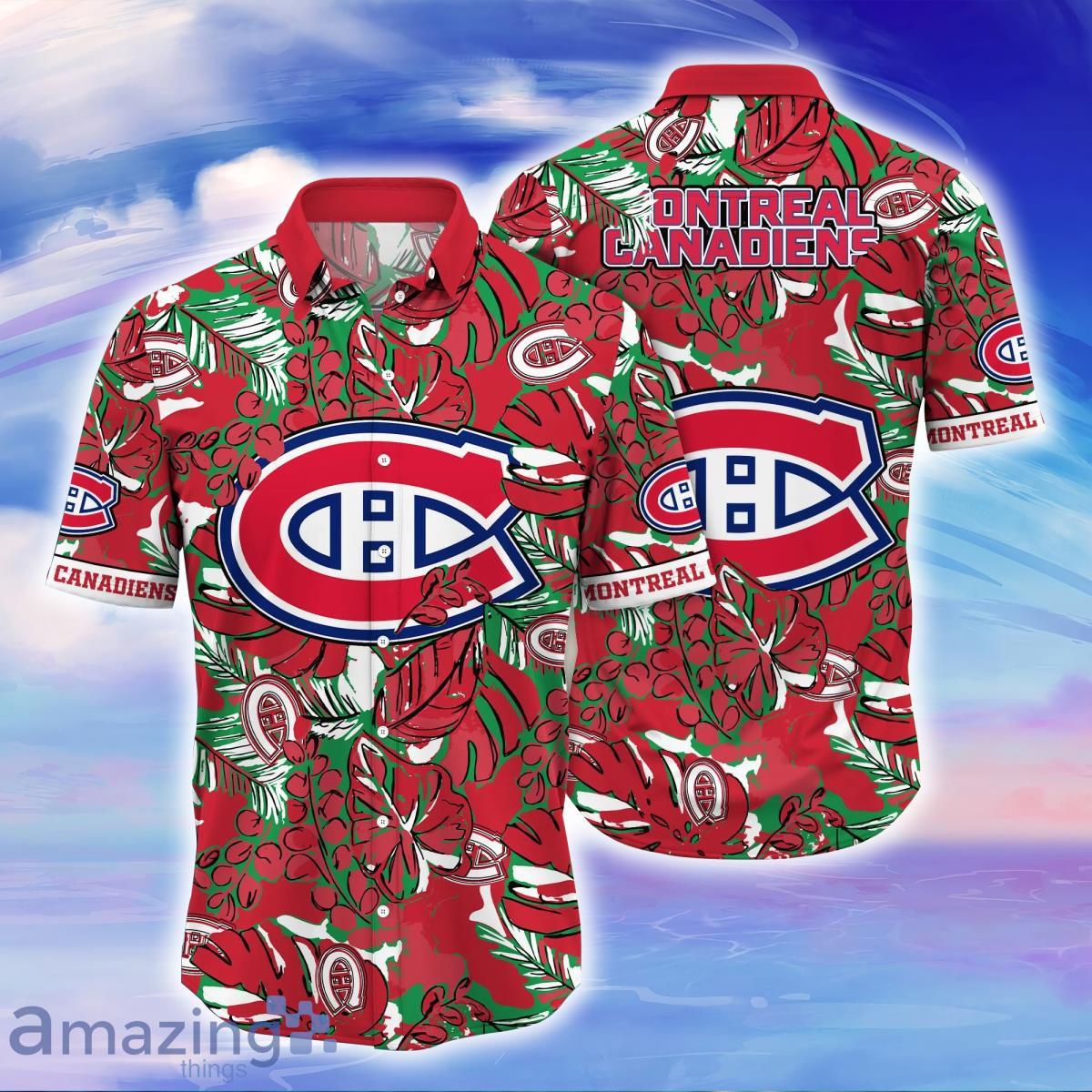 Montreal Canadiens NHL Flower Hawaiian Shirt Special Gift For Fans Product Photo 1