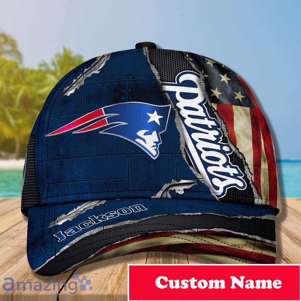 New England Patriots NFL Custom Name Cap For Men And Women Best Gift For True Fans Product Photo 1 New England Patriots NFL Custom Name Cap For Men And Women Best Gift For True Fans Product Photo 1