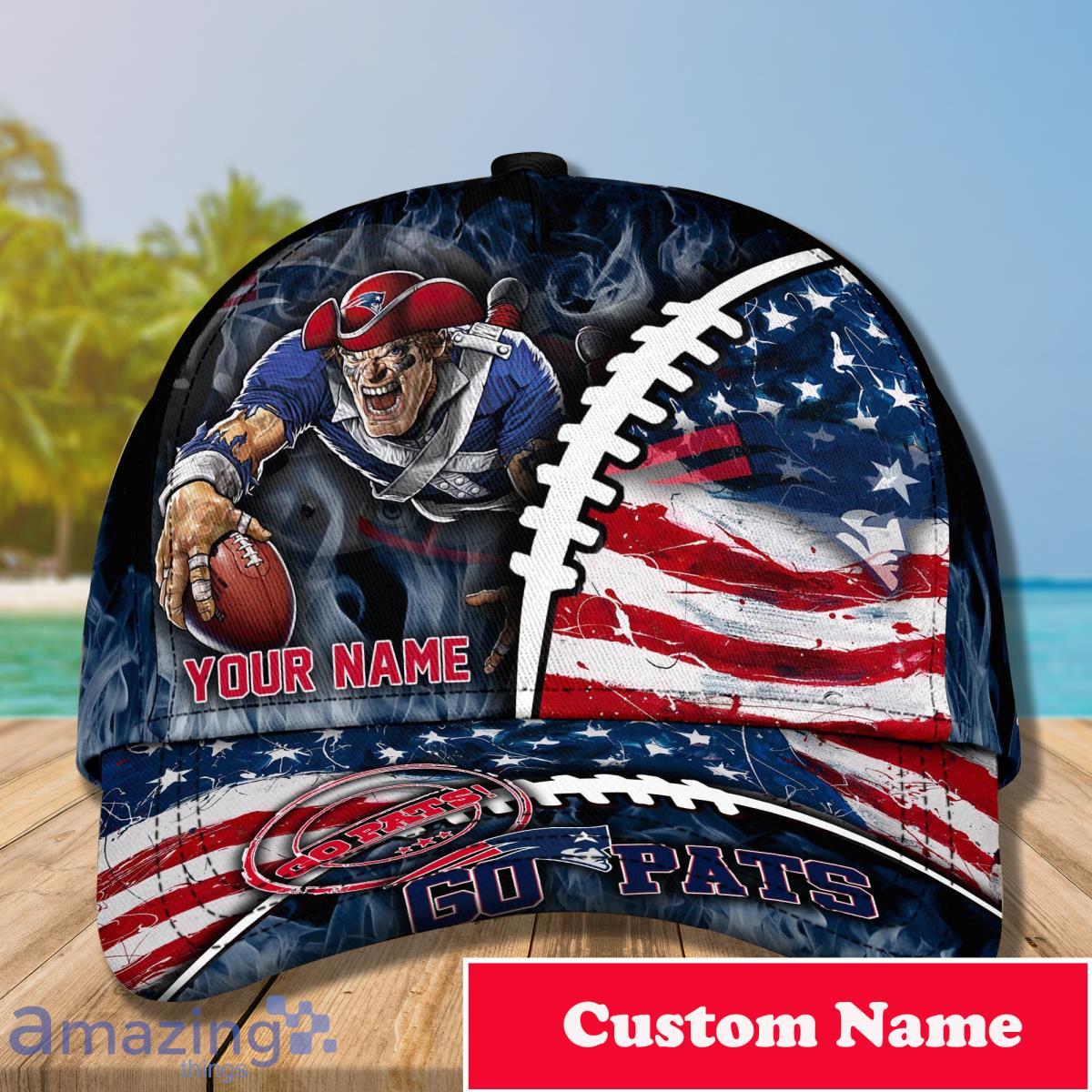 New England Patriots NFL Custom Name Cap Impressive Gift For Men