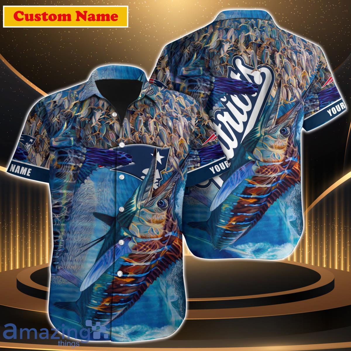 Custom Name New England Patriots NFL Champion Gift Fans Hawaiian