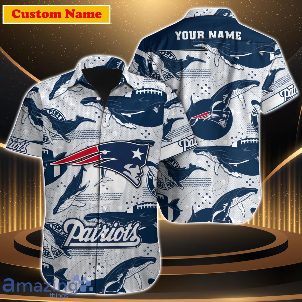 New England Patriots NFL Custom Name Hawaiian Shirt Special Gift For Men Women Fans Product Photo 1 New England Patriots NFL Custom Name Hawaiian Shirt Special Gift For Men Women Fans Product Photo 1