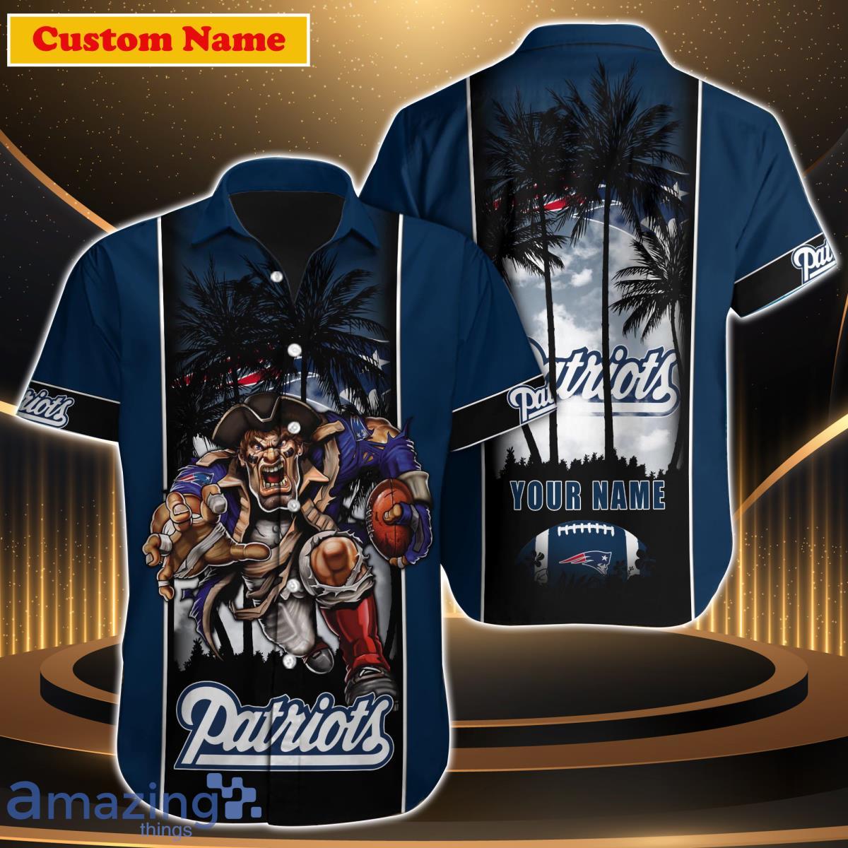 New England Patriots NFL Custom Name Hawaiian Shirt Special Gift