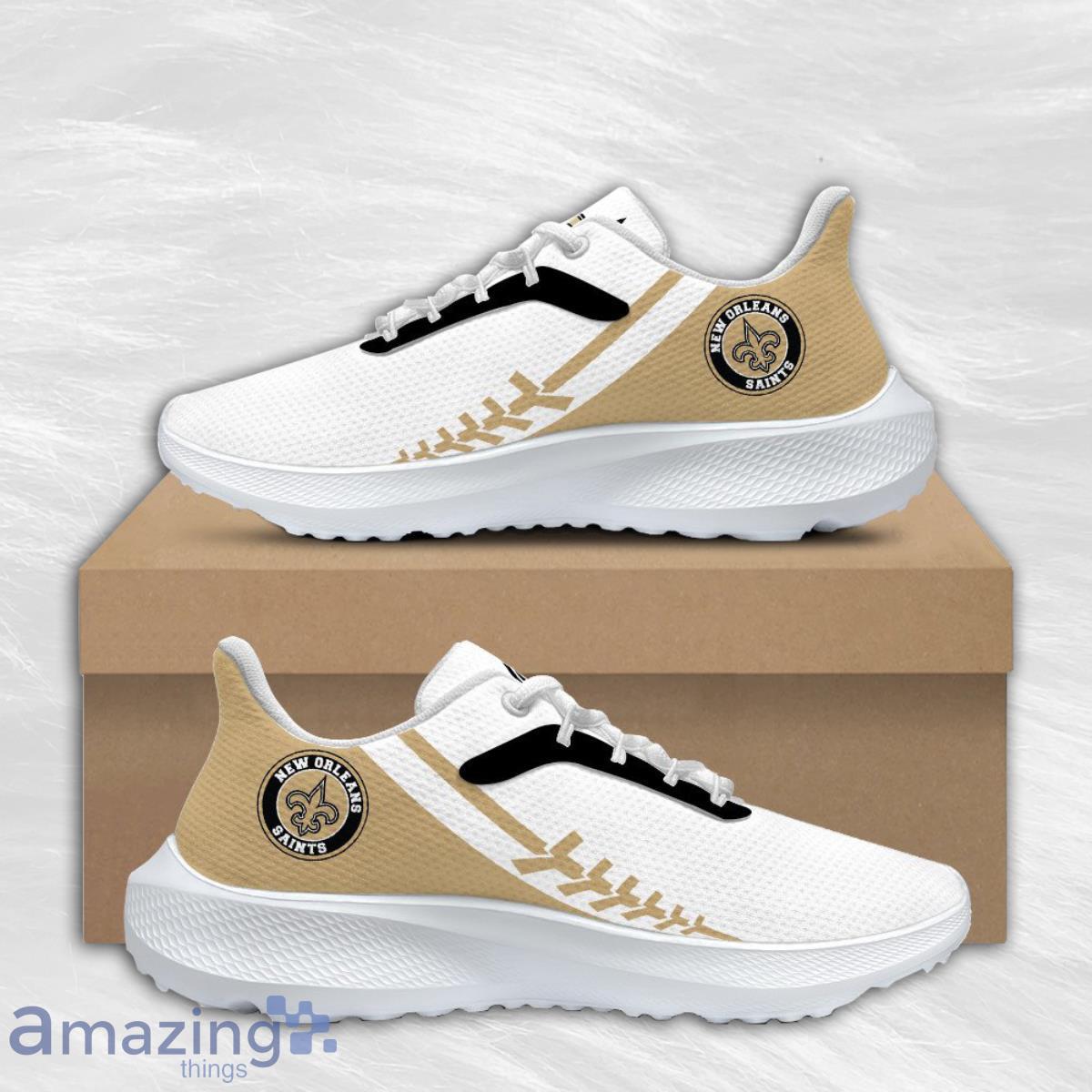 New Orleans Saints Football Team Air Mesh Running Shoes Sport Team For Men And Women Real Fans Product Photo 1 New Orleans Saints Football Team Air Mesh Running Shoes Sport Team For Men And Women Real Fans Product Photo 1