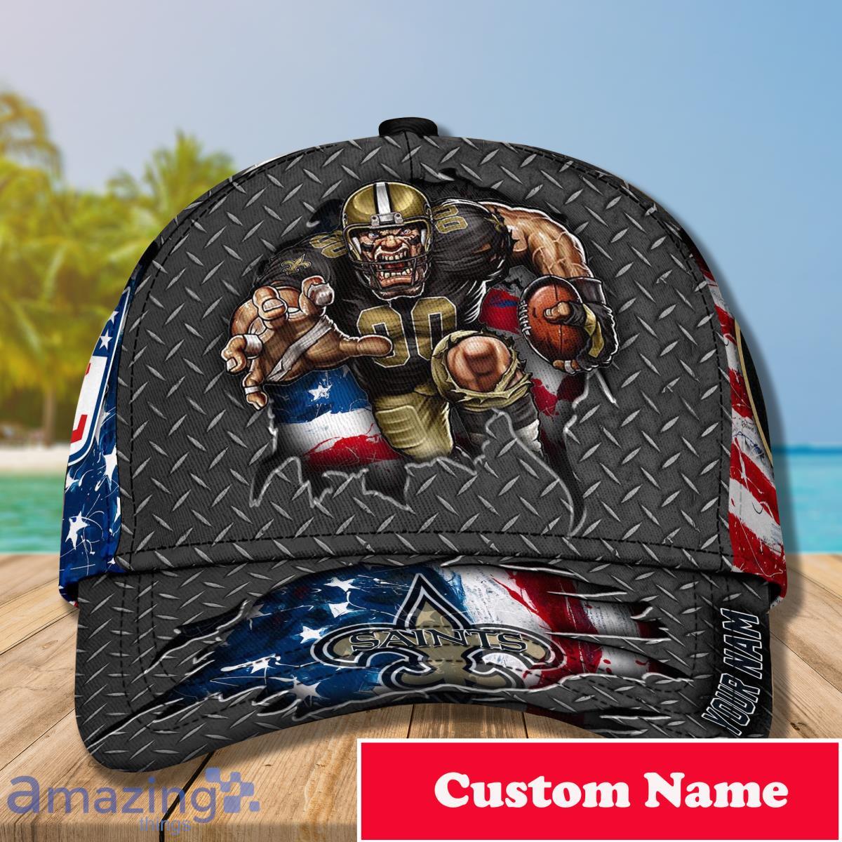 New Orleans Saints Custom Name Classic 3D Cap NFL Lover Gift For Mens And  For Fans - Banantees