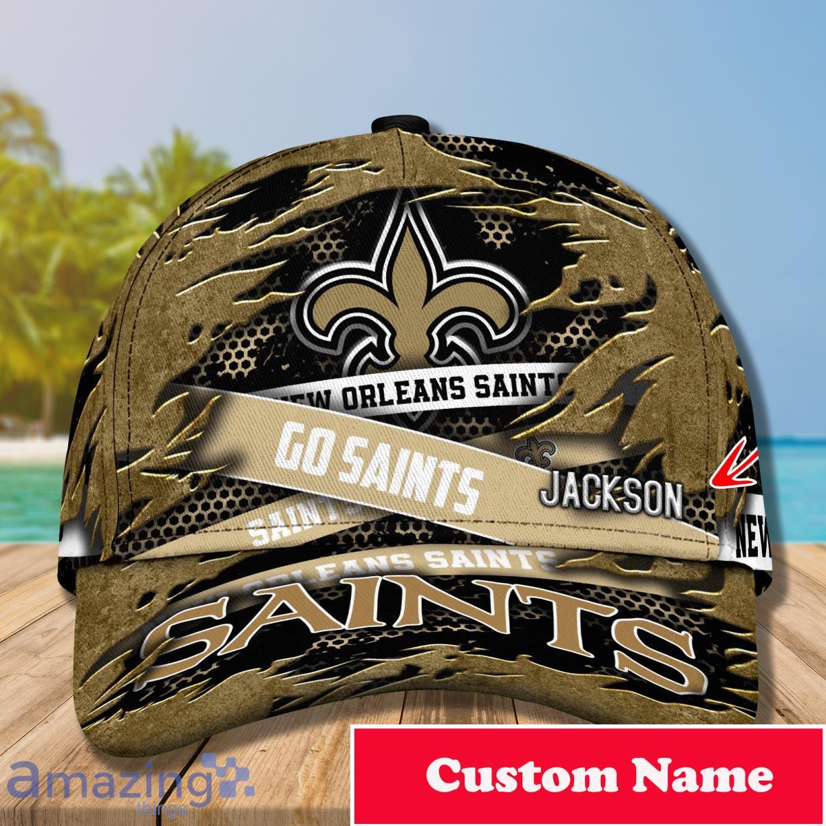 New Orleans Saints NFL Custom Name Cap For Men And Women Best Gift For Fans