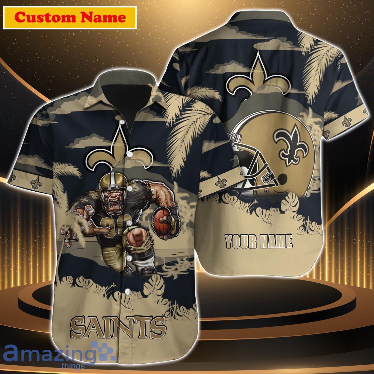 New Orleans Saints NFL Custom Name Hawaiian Shirt For Men Women Special  Gift For Fan