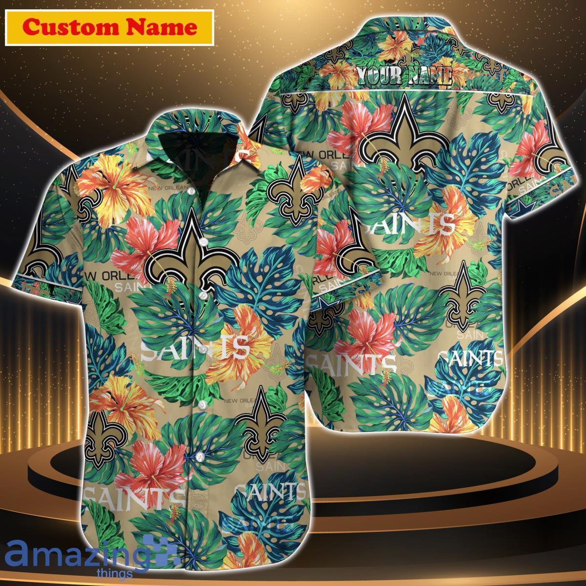 NFL New Orleans Saints Hawaiian Shirt Holiday Pattern Logo Gift For Men And  Women Fans - Limotees