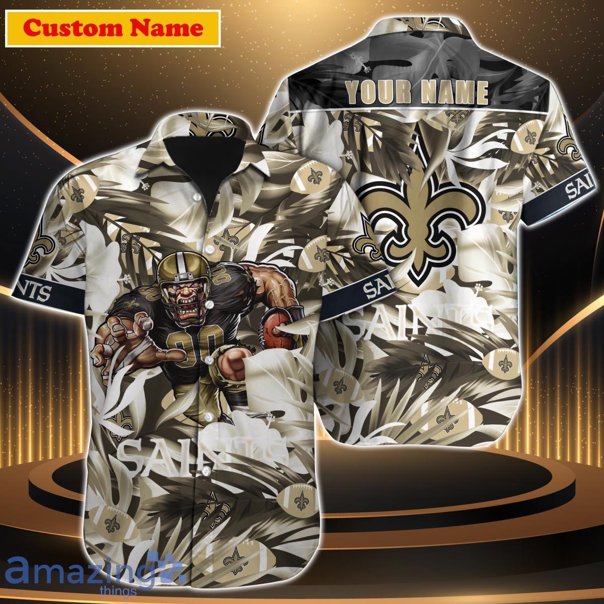 New Orleans Saints NFL Custom Name Hawaiian Shirt For Men Women Special  Gift For Fan