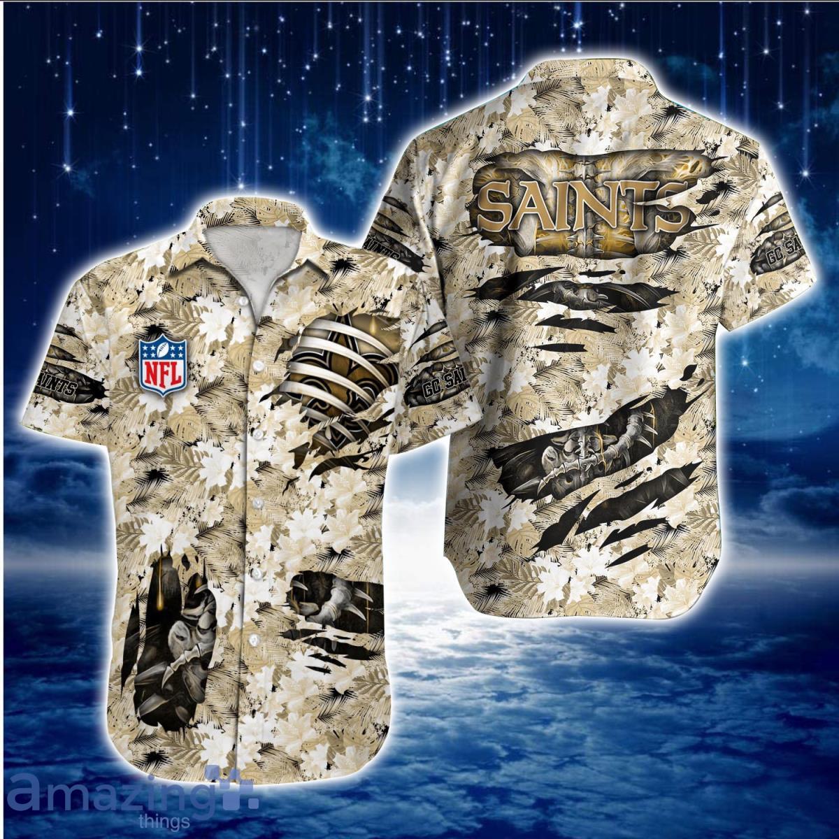 New Orleans Saints NFL Hawaiian Shirt Aloha Shirt Great Gift For Fans Product Photo 1