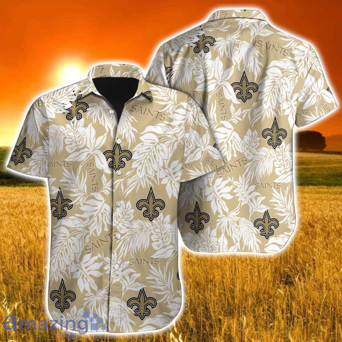 New Orleans Saints NFL Hawaiian Shirt For Men And Women Fans Product Photo 1 New Orleans Saints NFL Hawaiian Shirt For Men And Women Fans Product Photo 1