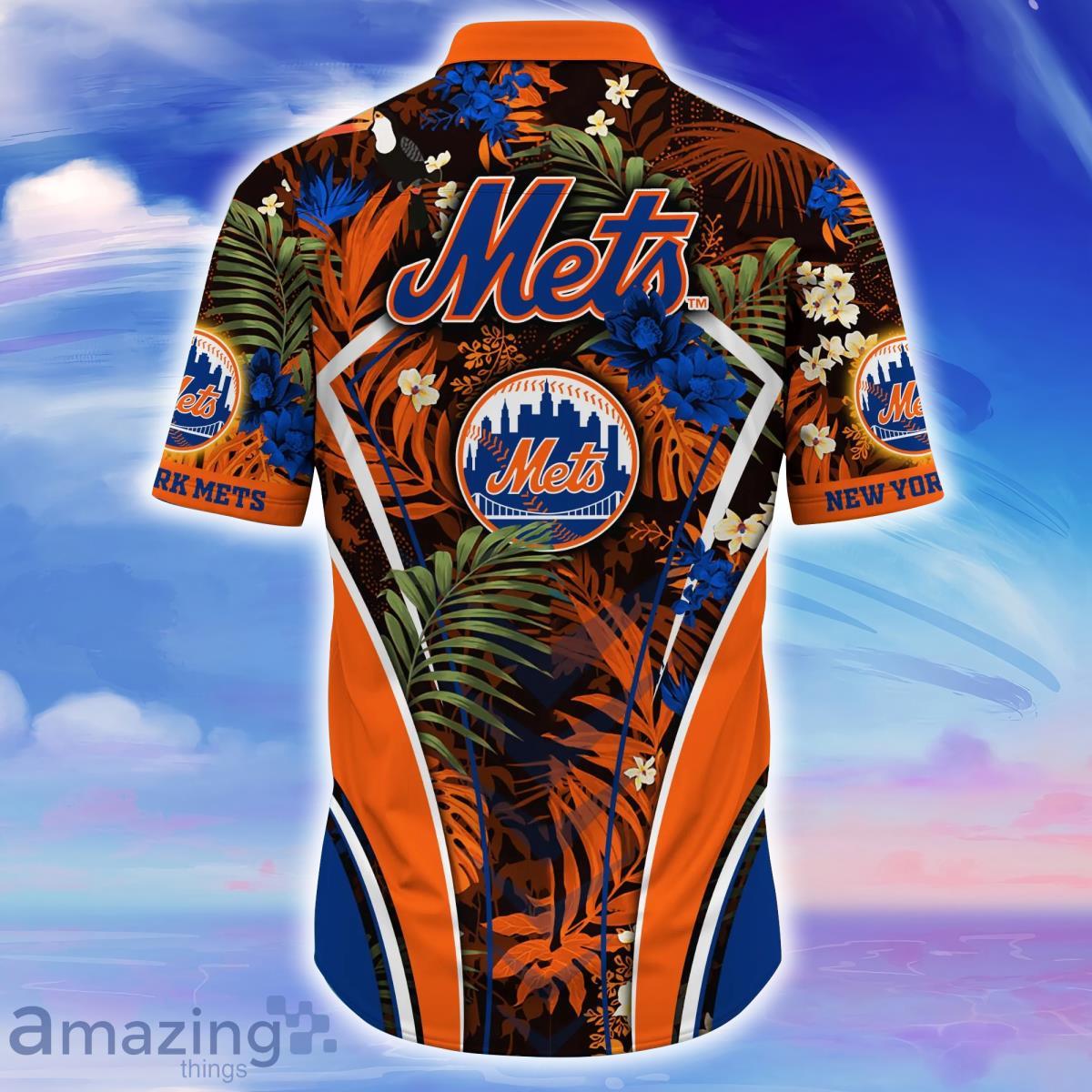 New York Mets MLB Flower Hawaiian Shirt For Men Women Best Gift