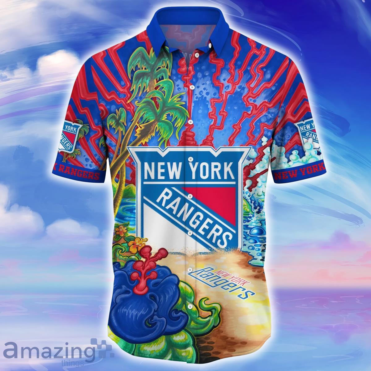 New York Rangers NHL Flower Hawaiian Shirt Gift For Men Women Fans