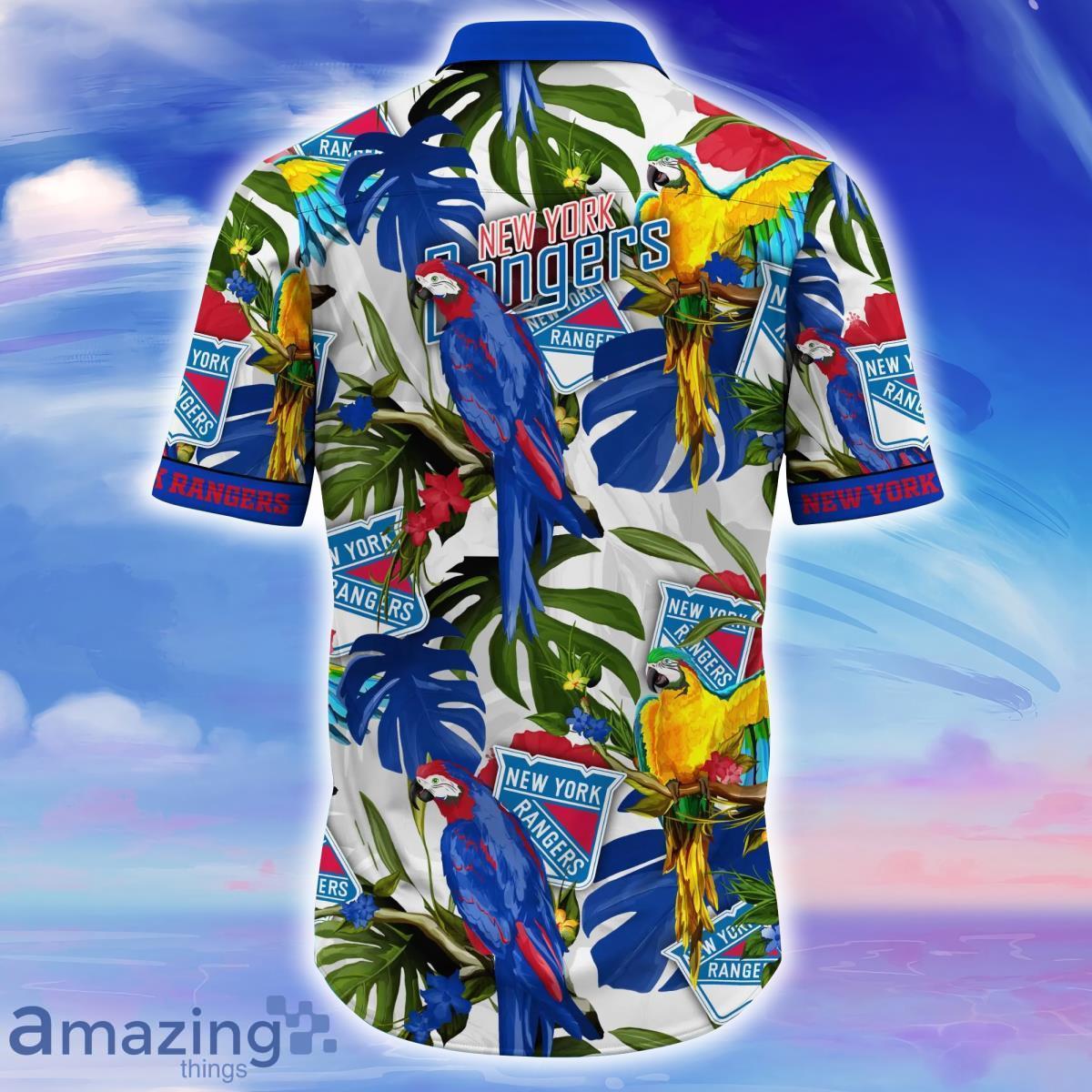 New York Rangers NHL Flower Hawaiian Shirt Unique Gift For Fans