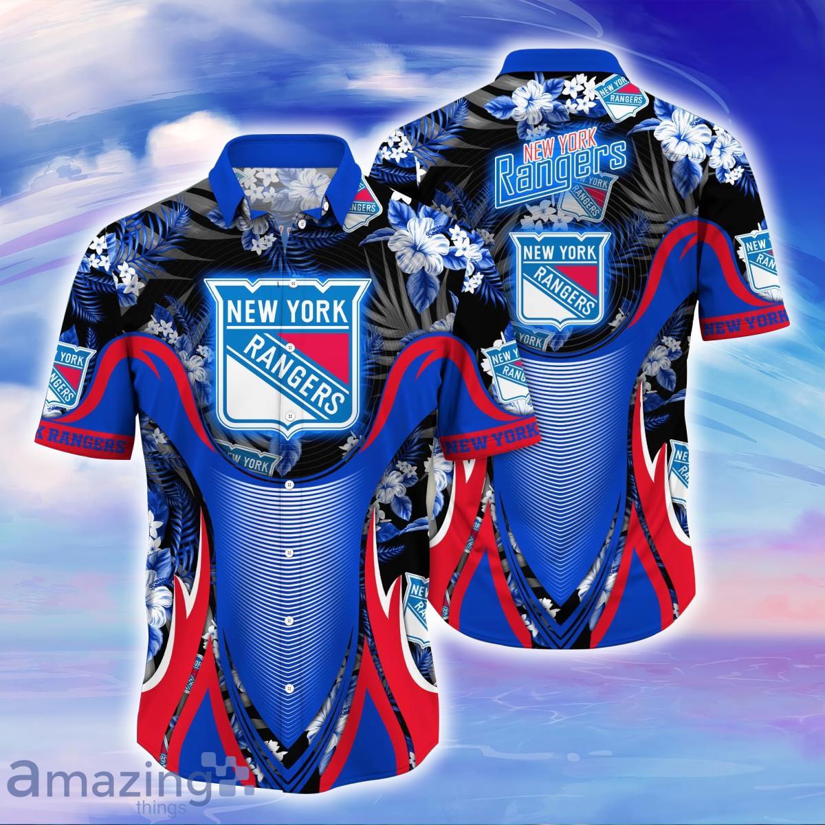 New York Rangers NHL Flower Hawaiian Shirt Unique Gift For Fans