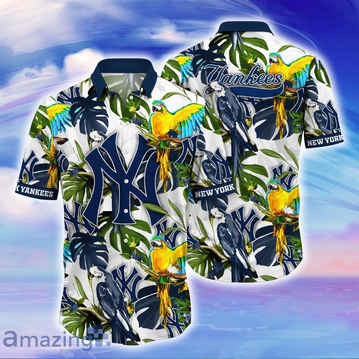 New York Yankees MLB Flower Hawaiian Shirt Great Gift For Fans