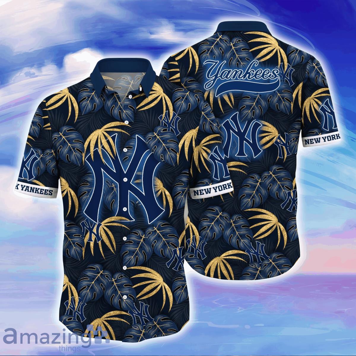 New York Yankees MLB Flower Hawaiian Shirt Impressive Gift For Fans Product Photo 1