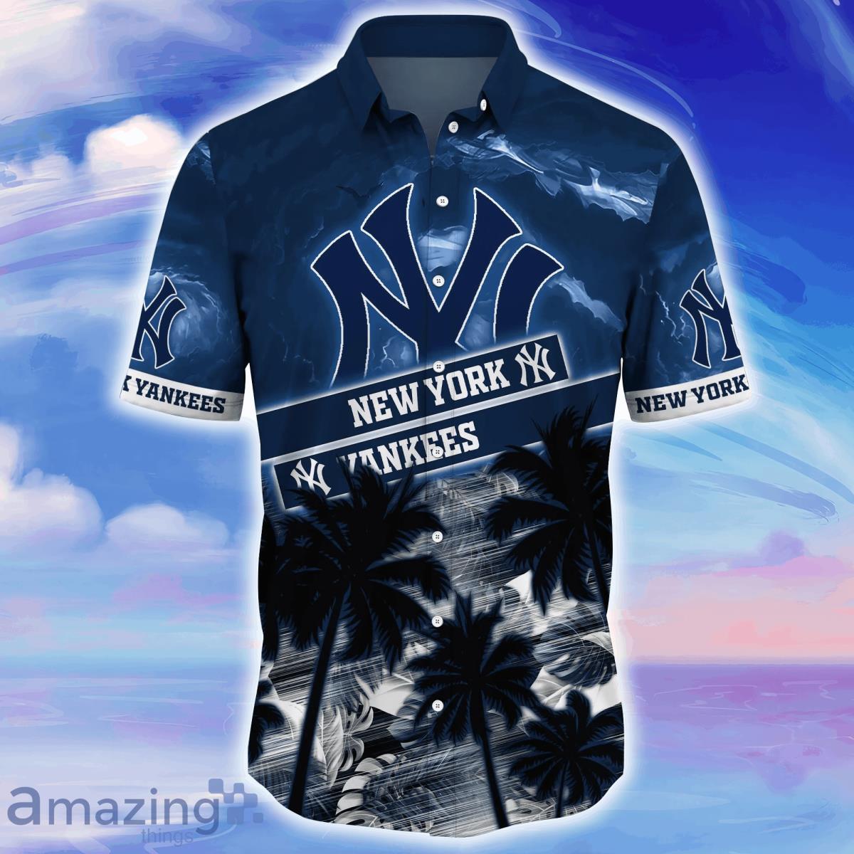 New York Yankees Hawaiian Shirt flower summer style 2022 gift for fans Hot