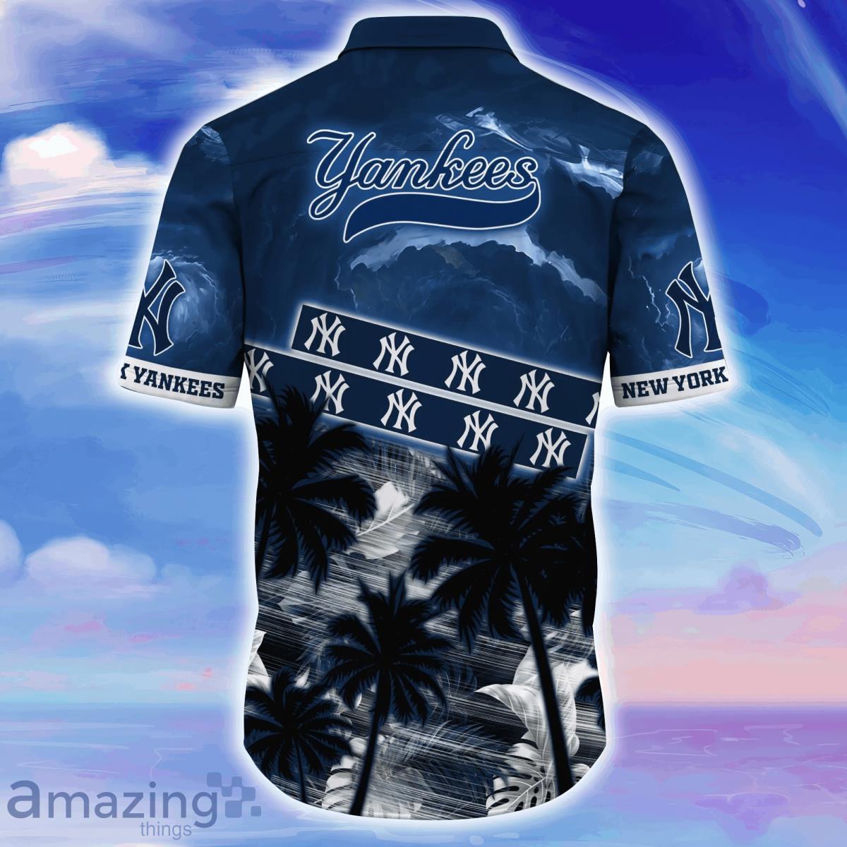 New York Yankees Hawaiian Shirt flower summer style 2022 gift for fans Hot