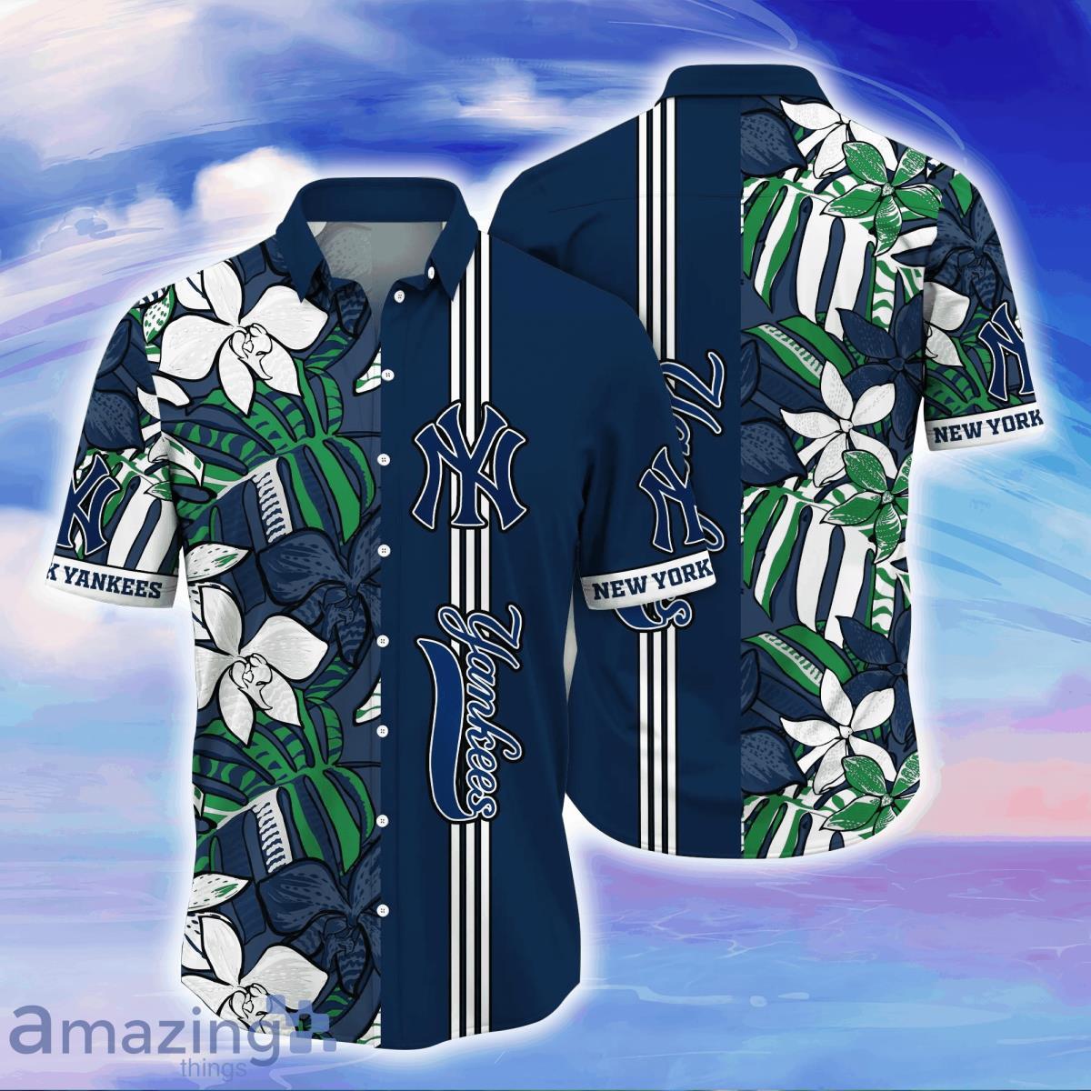 New York Yankees MLB Flower Hawaii Shirt For Fans - Torunstyle