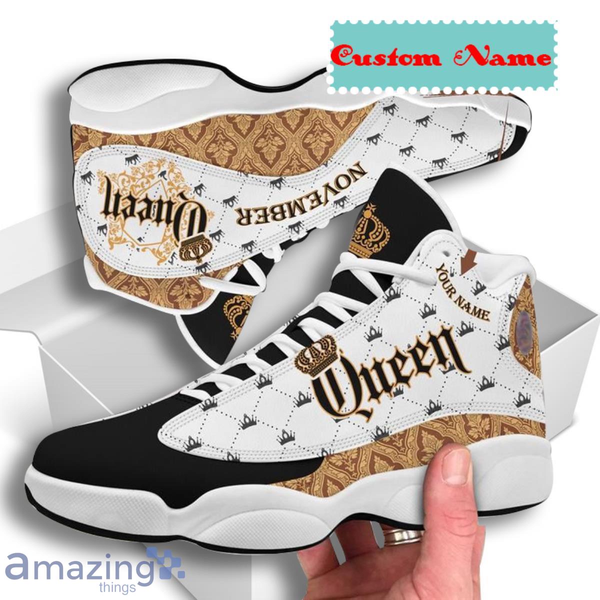 Custom Name Queen Are Born In September Shoes Sneakers Air Jordan