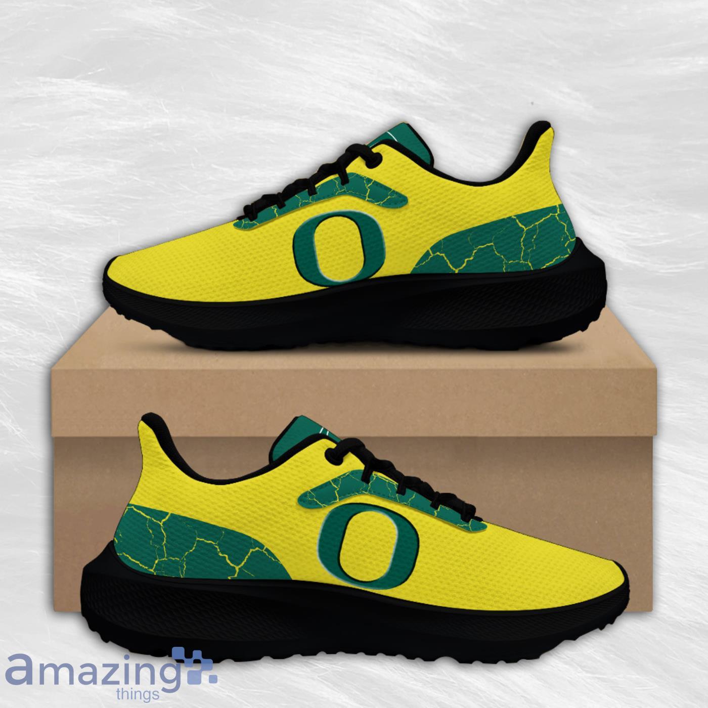 Oregon Ducks Football Air Mesh Running Shoes Sport Team For Men And Women Product Photo 2