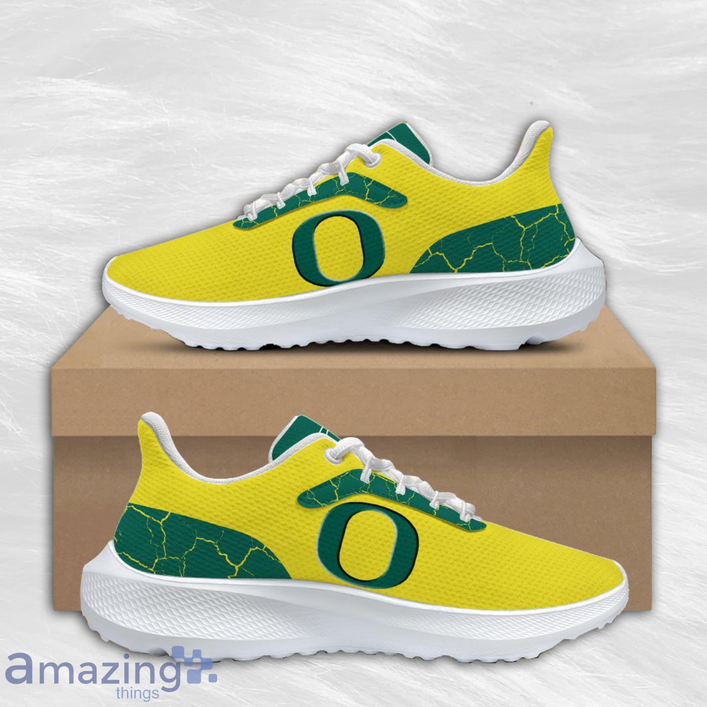 Oregon Ducks Football Air Mesh Running Shoes Sport Team For Men And Women Product Photo 1