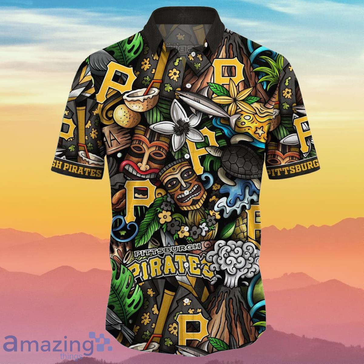 Pittsburgh Pirates MLB Flower Hawaiian Best Gift Idea For Fans Product Photo 2