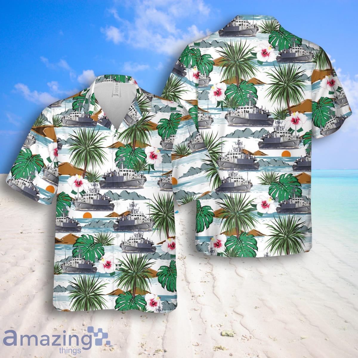 RN Sandown-Class minehunter Hawaiian Shirt And Shorts Best Style For Men Product Photo 1