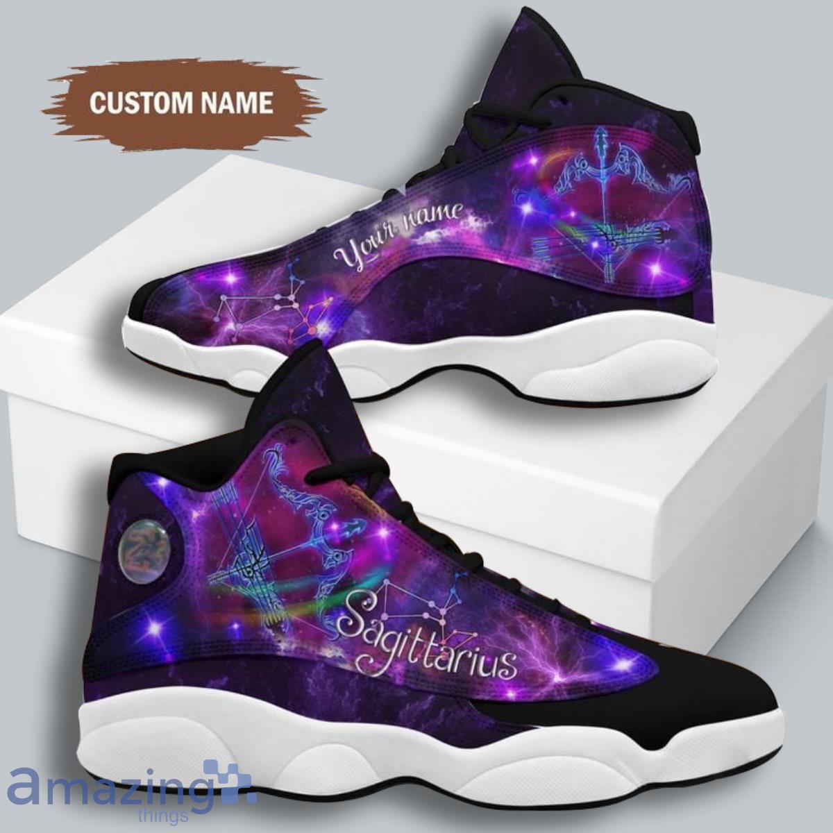 Sagitarius Air Jordan 13 Custom Name Sneakers Best Gift For Men And Women Product Photo 1