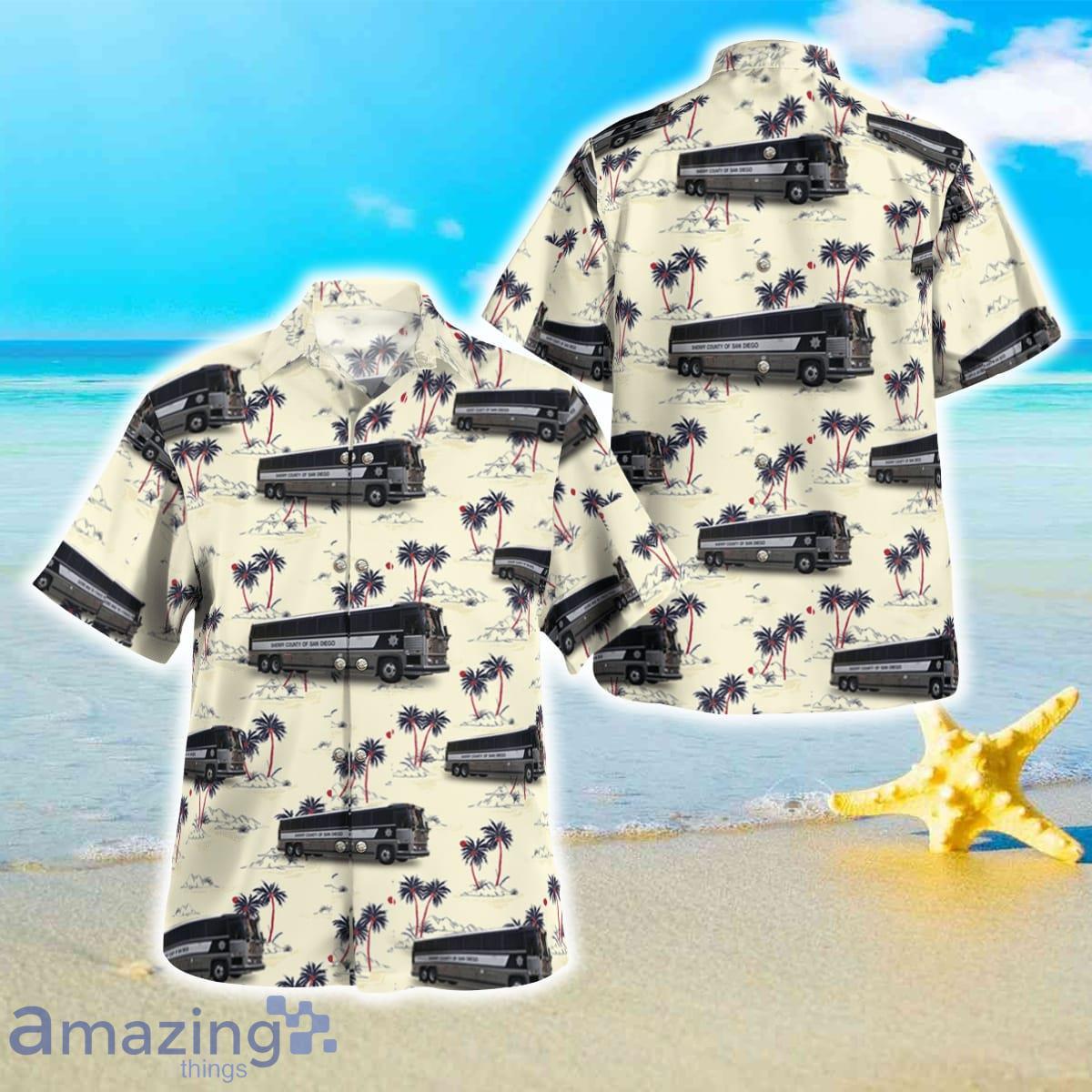 San Diego Sheriff Bus Hawaiian Shirt Best Style For Men Women Product Photo 1