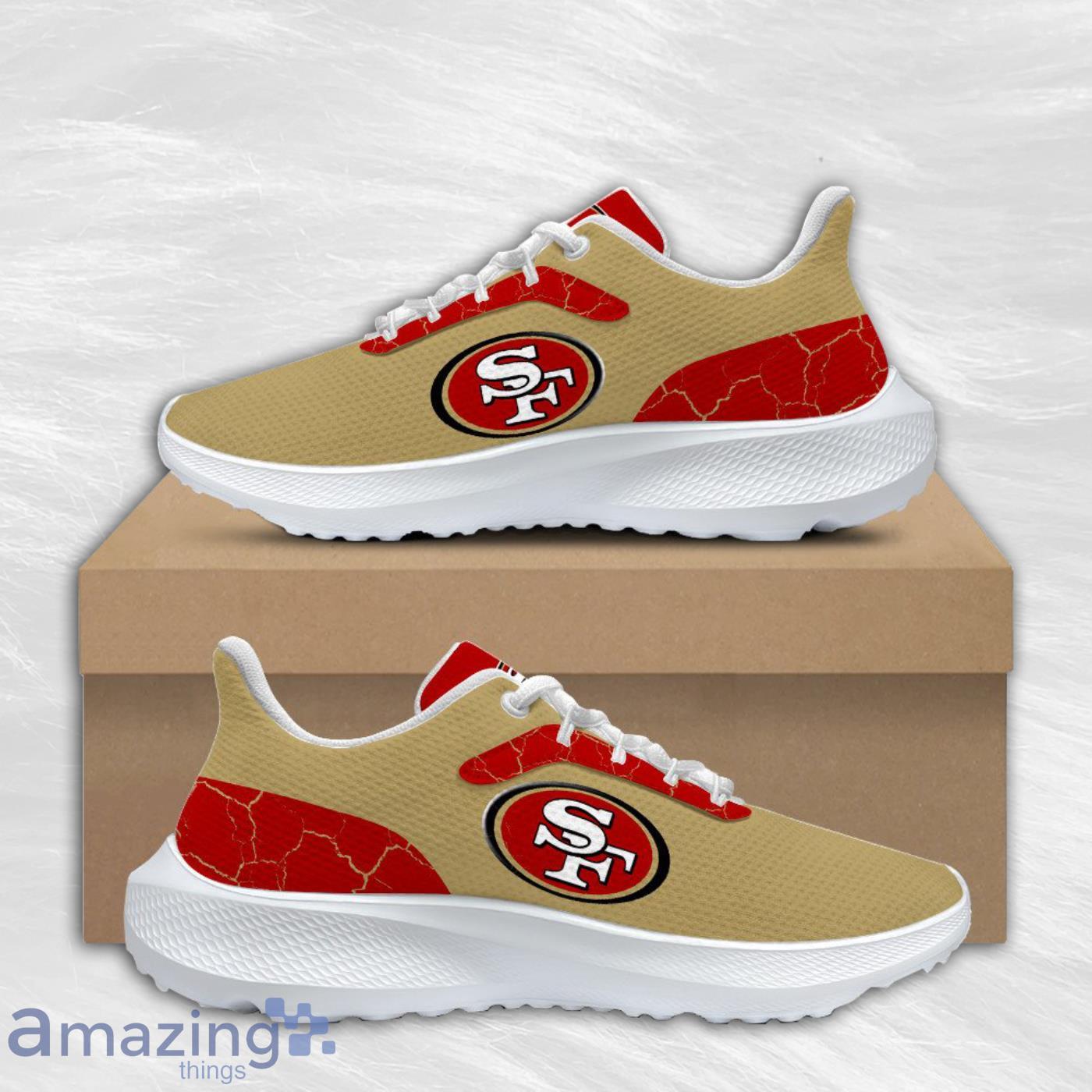 San Francisco 49ers Air Mesh Running Shoes Sport Team For Real Fans Product Photo 1