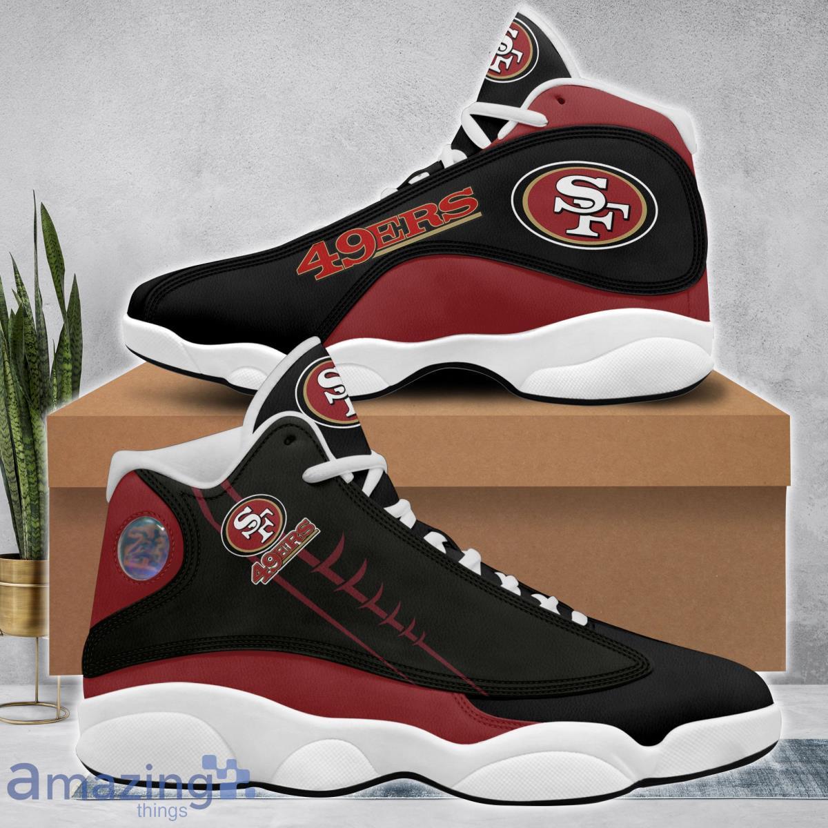 San Francisco 49ers Heartbeat Air Jordan 13 Shoes For Fans