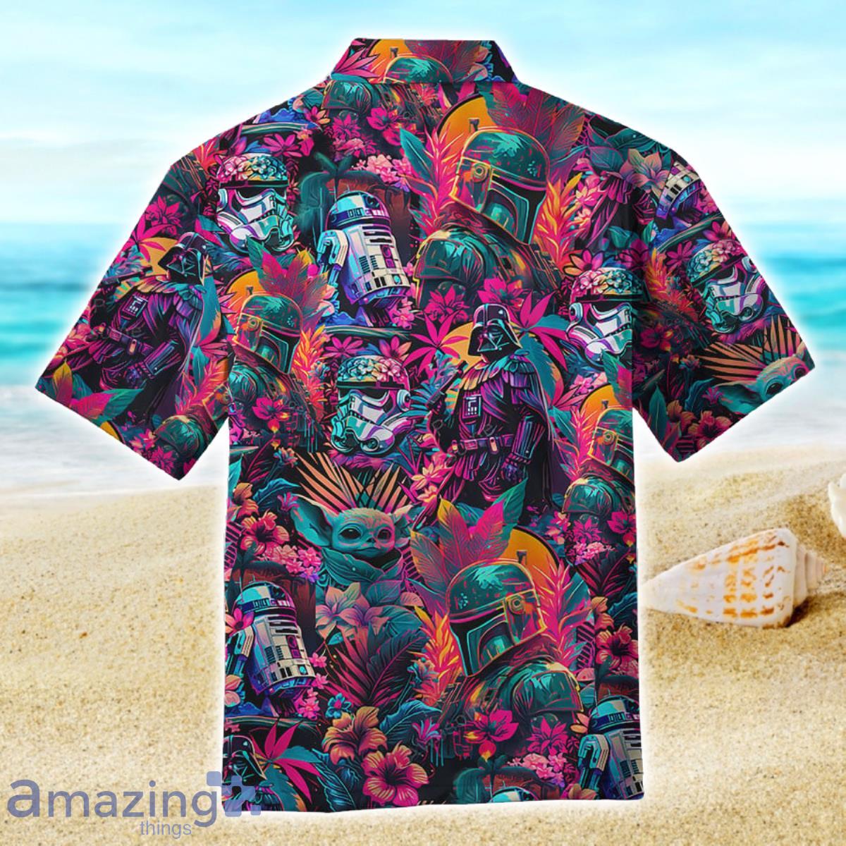 Starwars Synthwave Cool Hawaiian Shirt For Star Wars Movie Fans