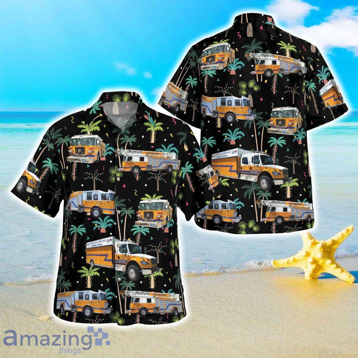 Springdale Fire Department Hawaiian Shirt Best Style For Men Women Product Photo 1