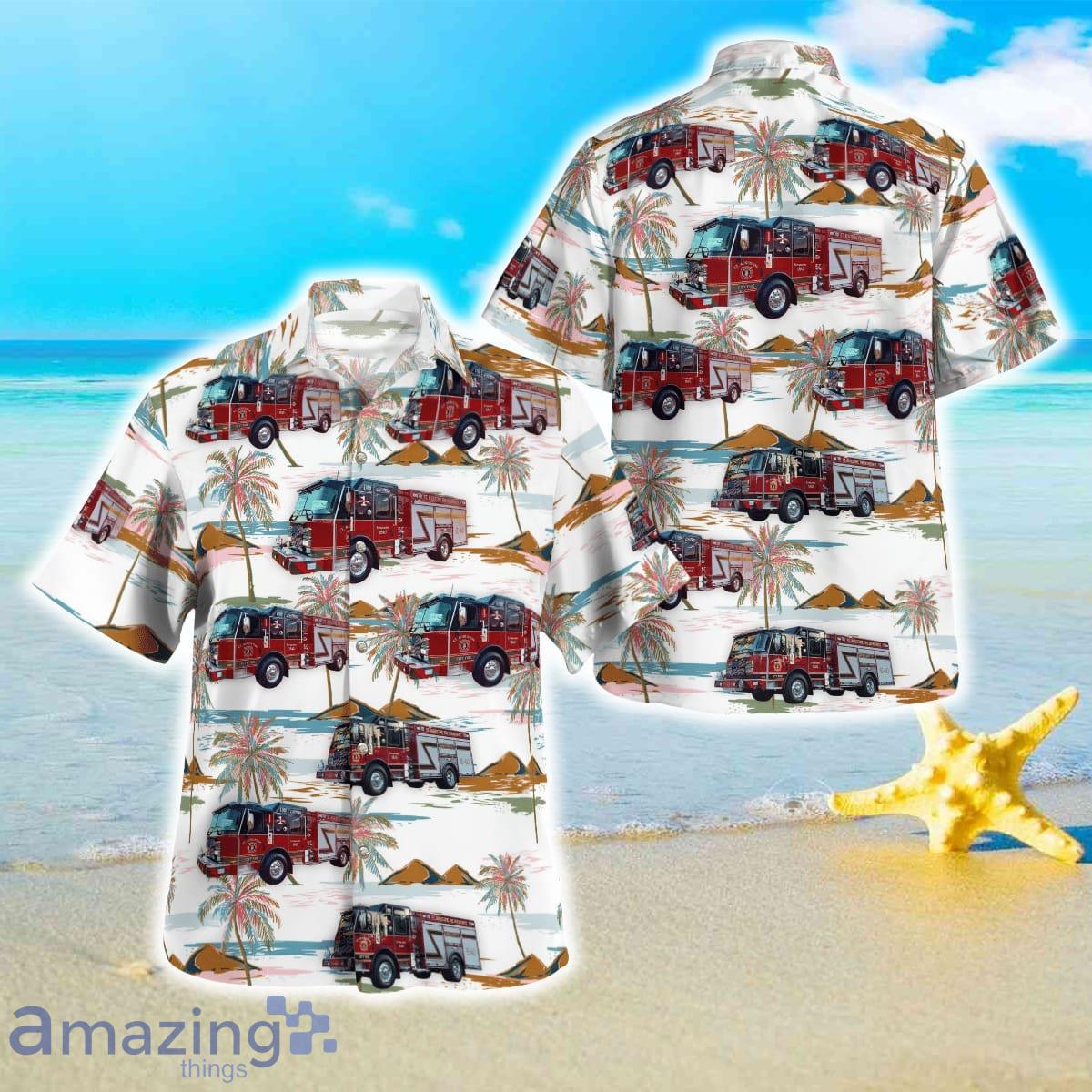 St. Augustine Fire Department Hawaiian Shirt Best Style For Men Women Product Photo 1