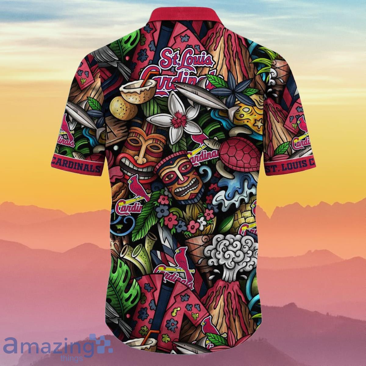 St. Louis Cardinals MLB Flower Hawaiian Shirt Best Gift For Fans