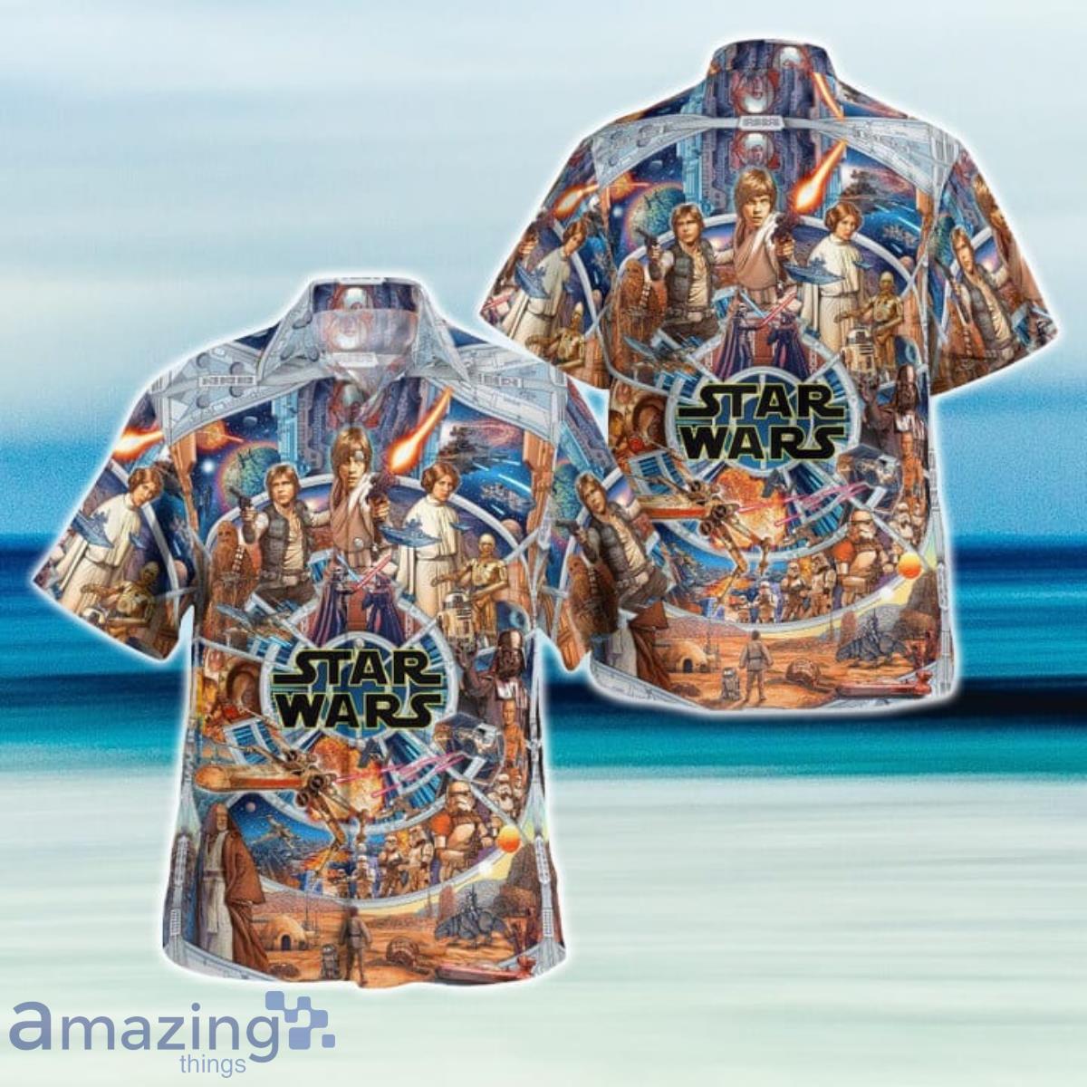 Star War Hawaiian Shirt And Short Gift For Fans Product Photo 1
