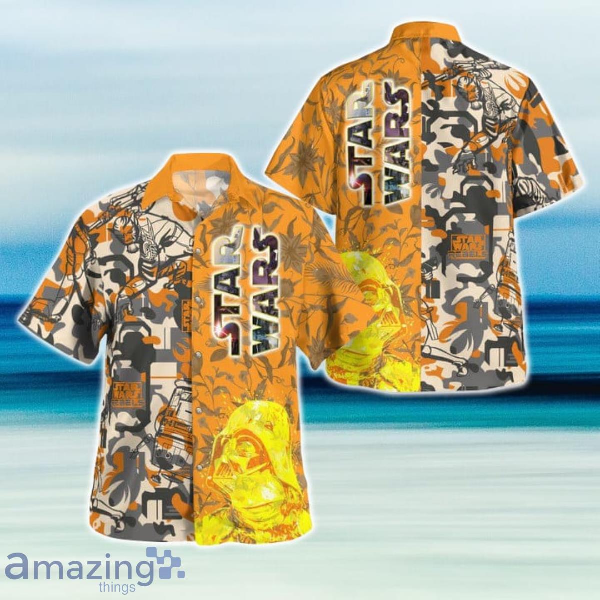 Star War Rebels Yellow Hawaiian Shirt And Short For Fans Product Photo 1