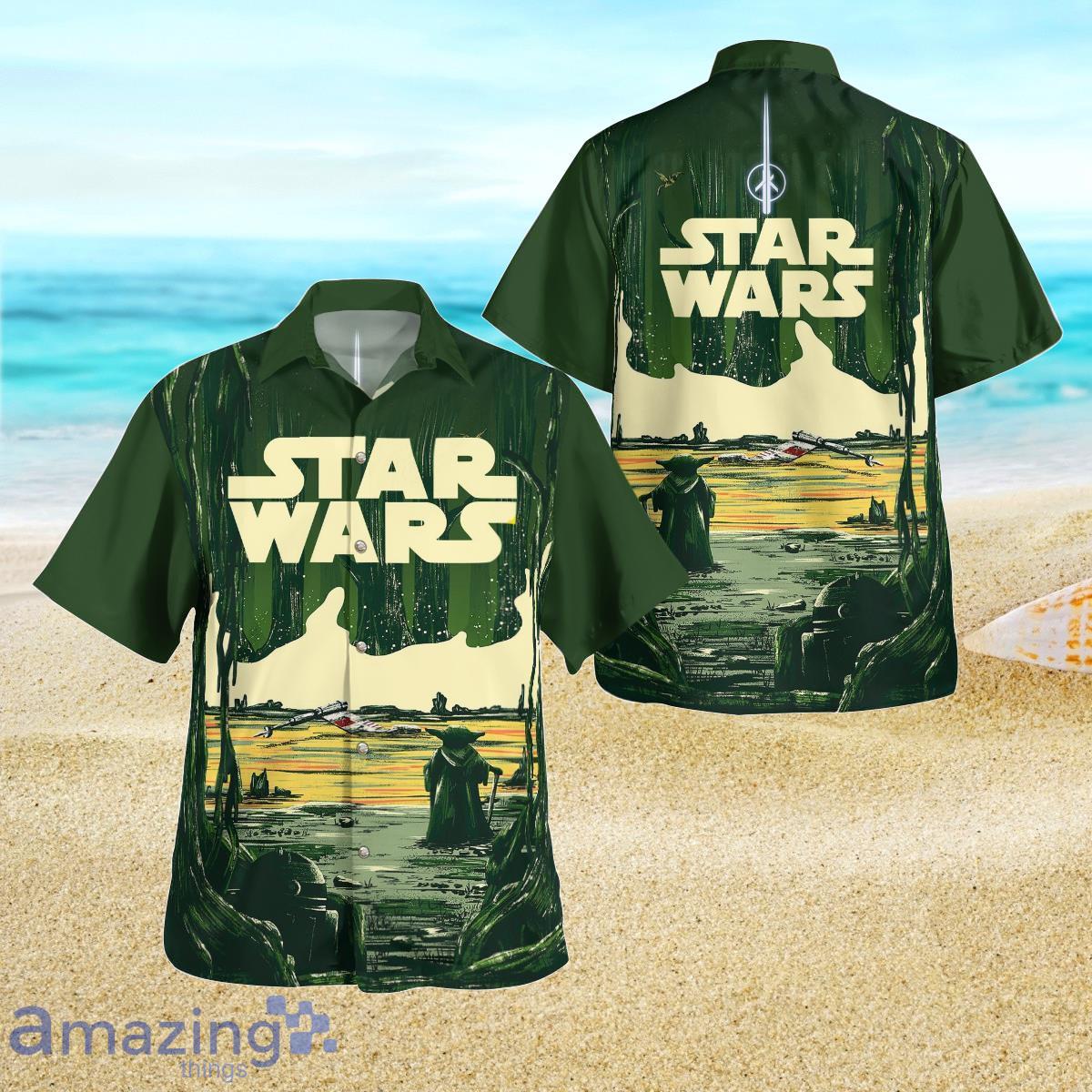 Star Wars The Mandalorian Aloha Shirt, Star Wars Hawaiian Shirt