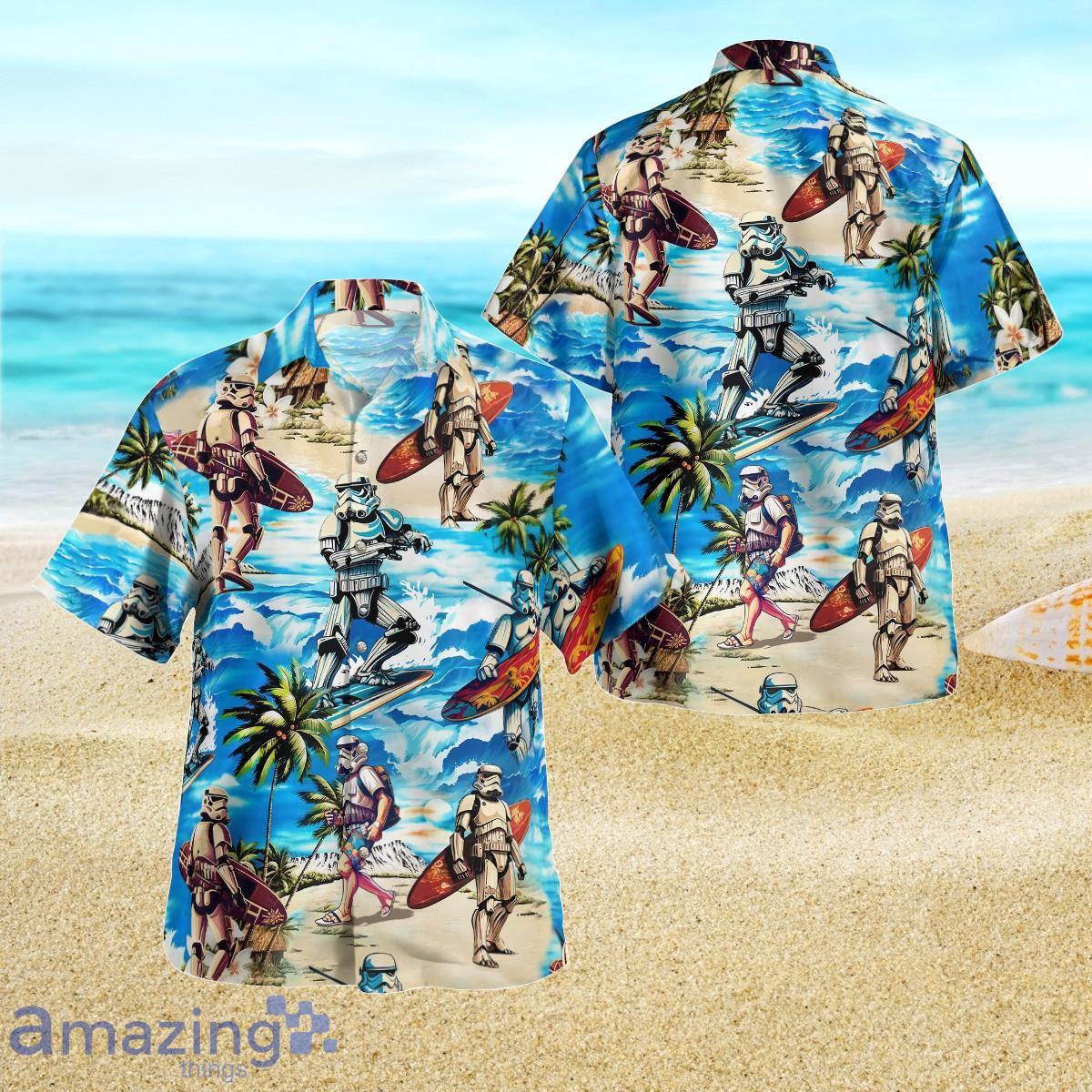 Starwars Beach Shirt Storm Trooper Shirt Star Wars Hawaiian Shirt