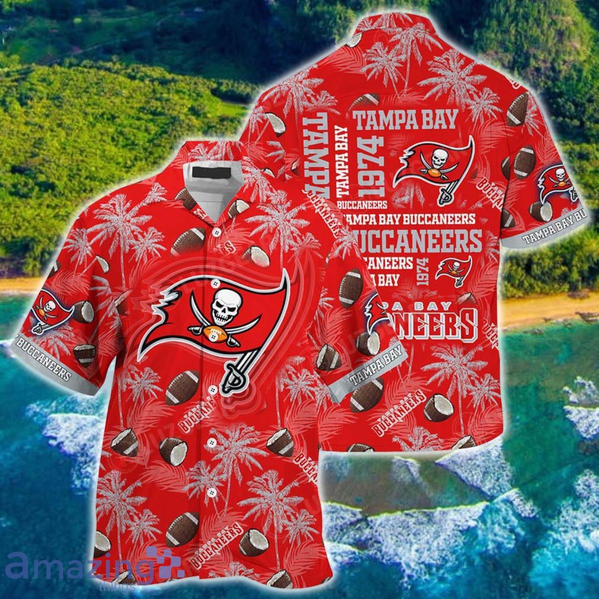 NFL Tampa Bay Buccaneers Hawaiian Shirt Retro Vintage Summer