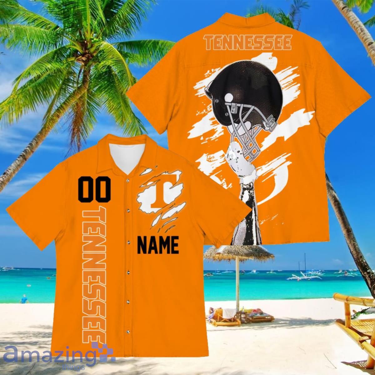 Tennessee Volunteers Sports American Football Hawaiian Shirt Custom Name & Number Product Photo 1