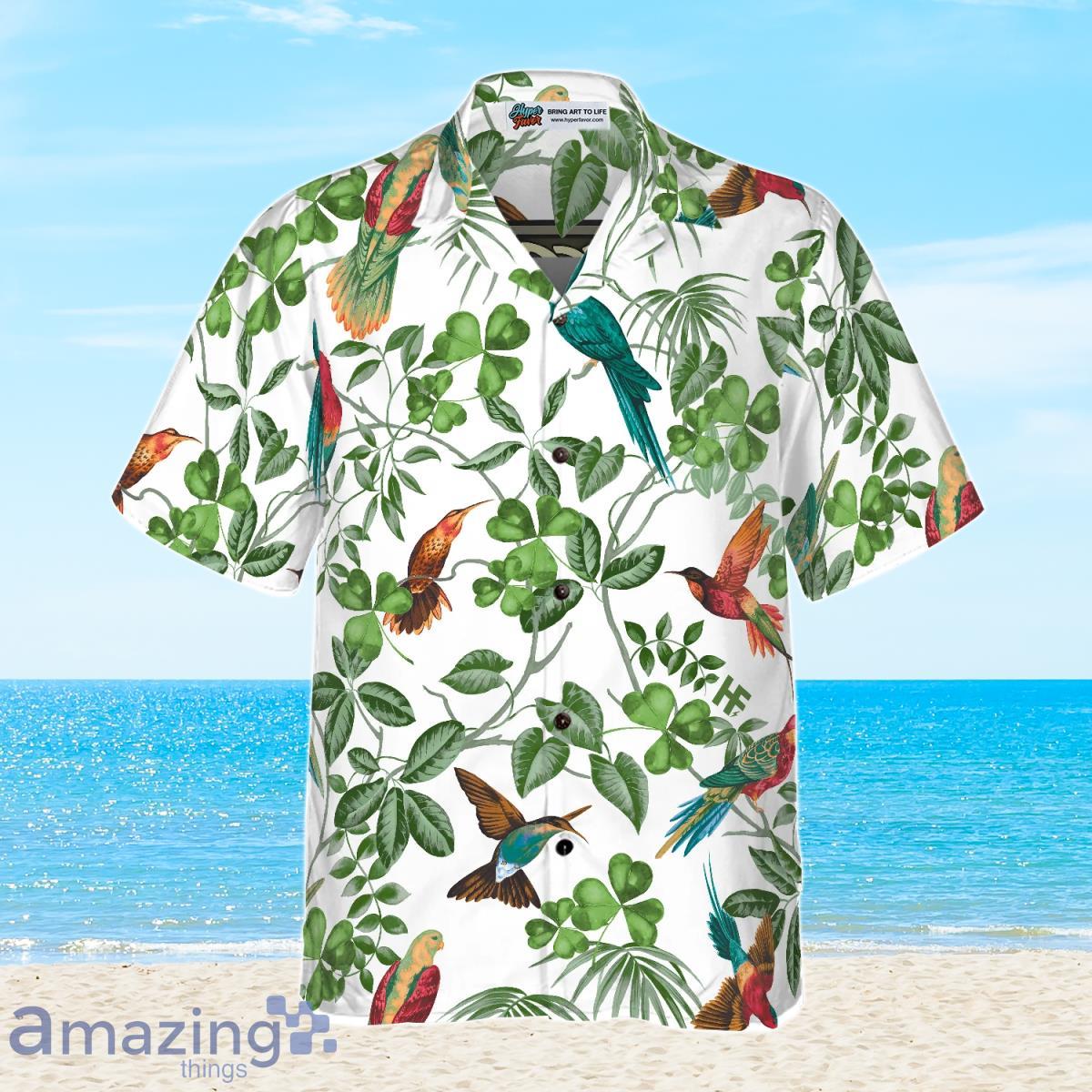 The Celtic Cross Harp Irish Shamrock Hawaiian Shirt Best Gift For Men And Women image The Celtic Cross Harp Irish Shamrock Hawaiian Shirt Best Gift For Men And Women Product Photo 3