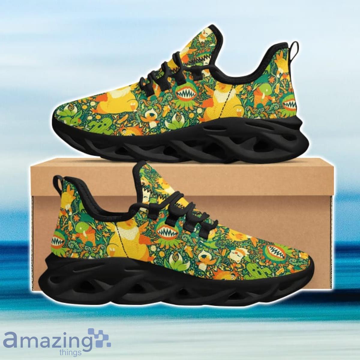 Tokemon Pokemon Floral Max Soul Shoes Sneaker For Men Women Product Photo 1