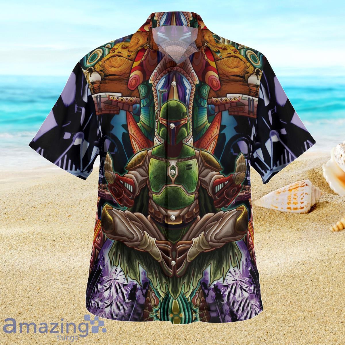 Trippy Boba Fett Hawaiian Shirt Best Gift For Men And Women Product Photo 1