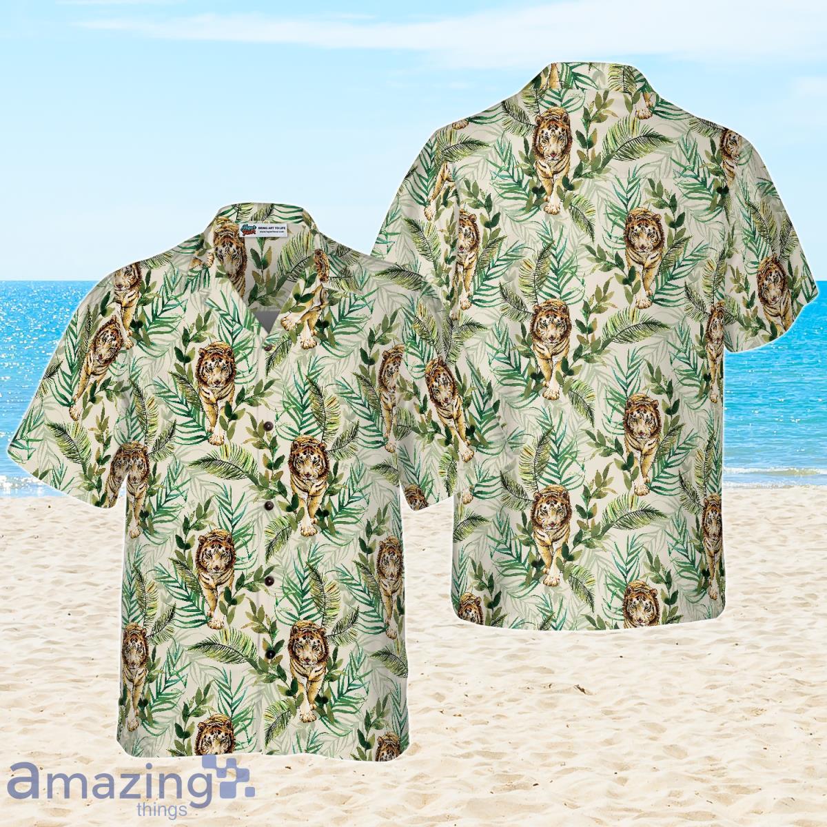 Tropical Jungle Tiger Shirt Hawaiian Shirt Best Gift For Men And Women Product Photo 1