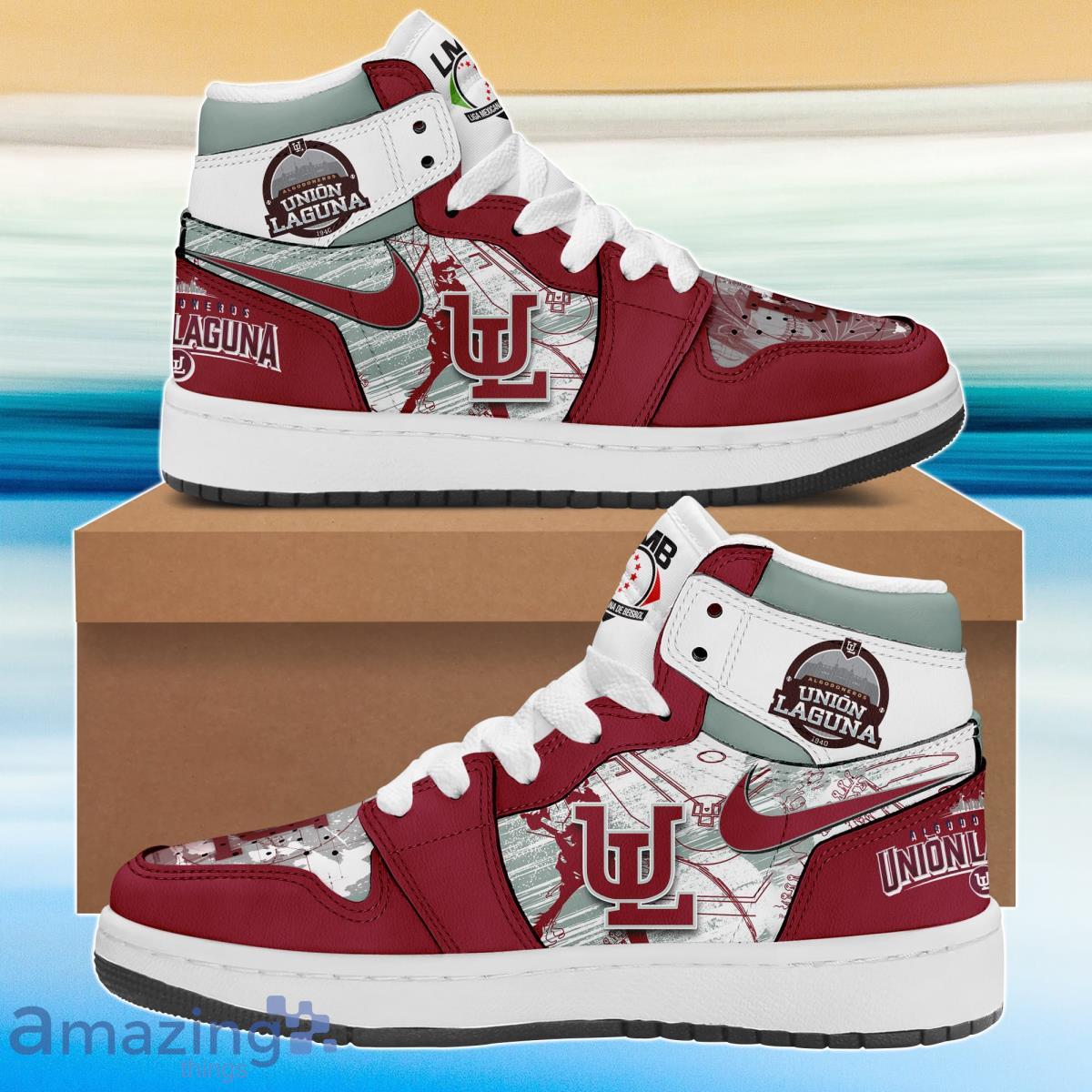 Union Laguna Air Jordan Hightop Sneakers Product Photo 1