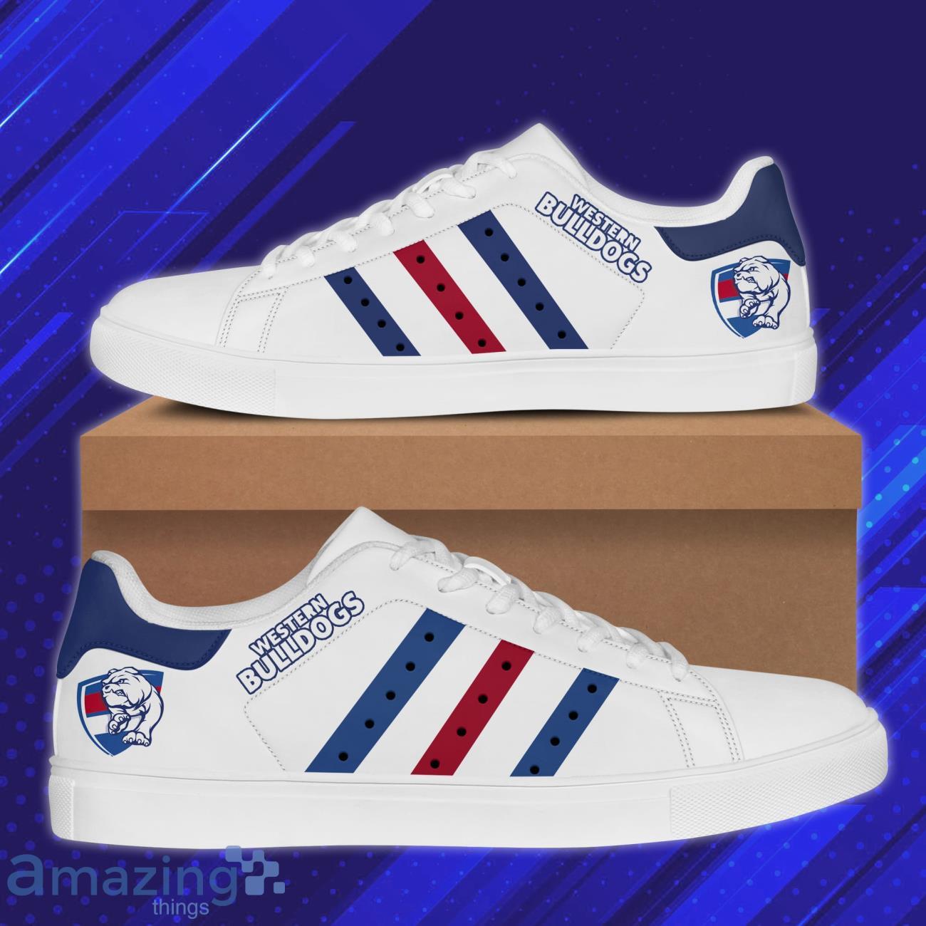 AFL Western Bulldogs Stan Smith Shoes Product Photo 1 AFL Western Bulldogs Stan Smith Shoes Product Photo 1