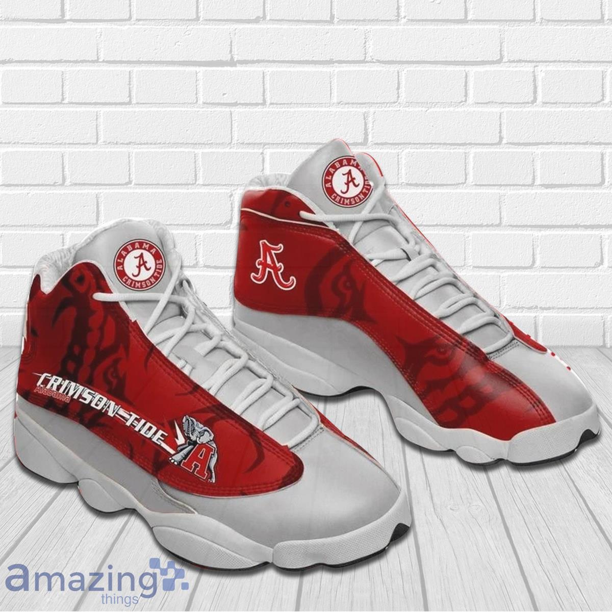 Alabama Crimson Tide Football Team Air Jordan 13 Snekers For Sport Fans Product Photo 1