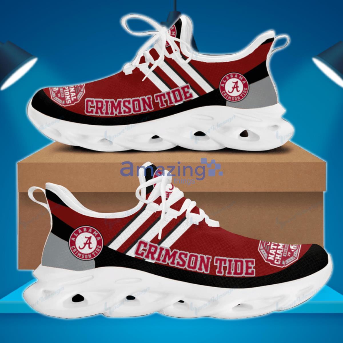 Alabama Crimson Tide Football Team Max Soul Shoes Hot Sneakers Best Gift For Fans Product Photo 1